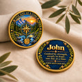 Custom Compass Sobriety Coin
